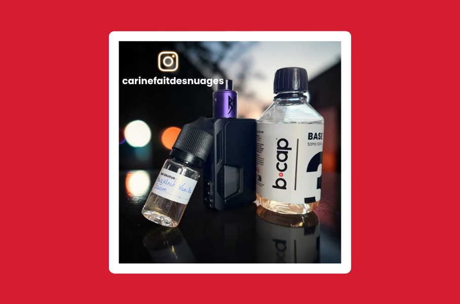 Interview de Carine (@Carinefaitdesnuages) : « b·cap rend le DIY e-liquide simple, rapide et accessible »